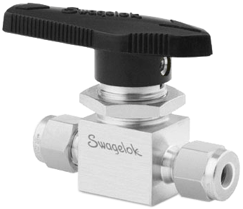 Swagelok 2-Way (On-Off) Instrumentation Ball Valve, 40 Series